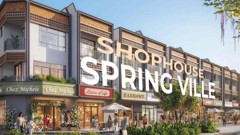 Các loại hình sản phẩm và bảng giá dự kiến tại Spring Ville