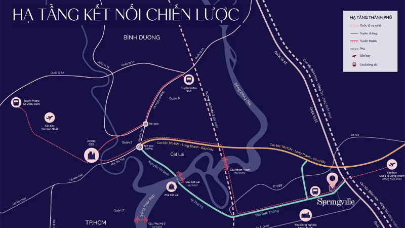 Giải mã sức hút từ mạng lưới hạ tầng tỷ đô xung quanh Spring Ville